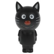 308663  Игрушка пластизоль для ванны Три Кота сажик, 1 шт. в сетке КАПИТОШКА