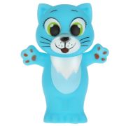 313294  Игрушка для ванны Котик 9 см, в сетке, КАПИТОШКА