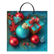 Пакет 36*37см (100мк) с пластиковой ручкой «Шарики NEO» ПВД