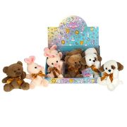 366589 Игрушка мягкая «мишки, зайки и щенки» 14 см, без чипа, в диспл. Добрые игрушки