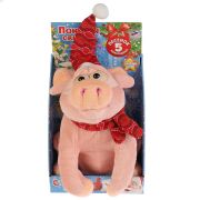 263828  Игрушка интерактивная свинка 30 см 5 новогодних песен МУЛЬТИ-ПУЛЬТИ