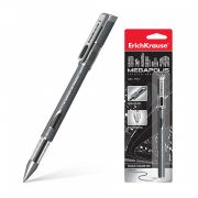 Ручка гелевая ErichKrause MEGAPOLIS Gel Stick 0.5, цвет чернил черный,на блистере