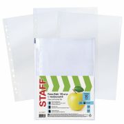 Папки-файлы перф.комплект100шт.А4,Стафф 30мкм Яблоко 224917