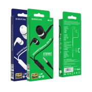 Проводные наушники BOROFONE BM39 Refined, Jack 3.5mm, 1.2 м, черный