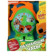 369371  Обучающие часы Ми-ми-мишки 300+песен,стихов и звуков.свет.циферблат.кор.бат. Умка