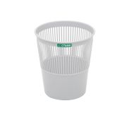 Корзина для бумаг СТАММ сетчатая, 9л, серая, КР22