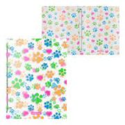 Папка на 2 кольцах пластиковая ErichKrause® Neon Paws, 24мм, А4