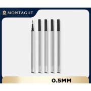 Стержни роллер Montagut TJ-43 (син) 0,5мм, 112мм, металлический с пластиковым колпачком (5/100)