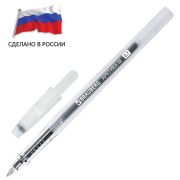 Ручка гелевая РОССИЯ «АРКТИКА-М», ЧЕРНАЯ, корпус тонированный, узел 0,7 мм, линия письма 0,5 мм, BRAUBERG, 143958